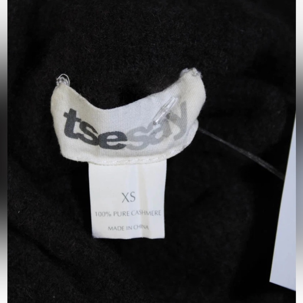 Tsesay Cashmere turtleneck with Pocket and drawstring waist Brown xs - Picture 5 of 16